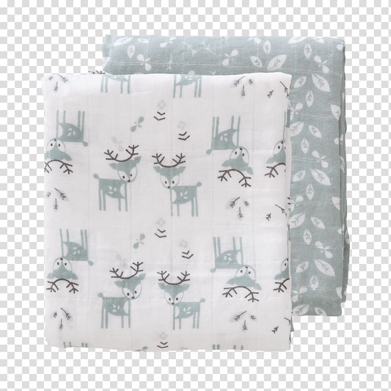 Organic cotton Muslin Textile Bib, deer fox transparent background PNG clipart
