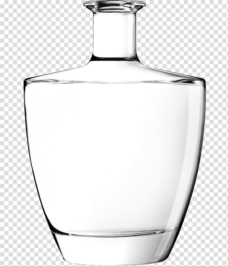 Decanter Glass Distilled beverage Wine Bottle, two glass jars transparent background PNG clipart