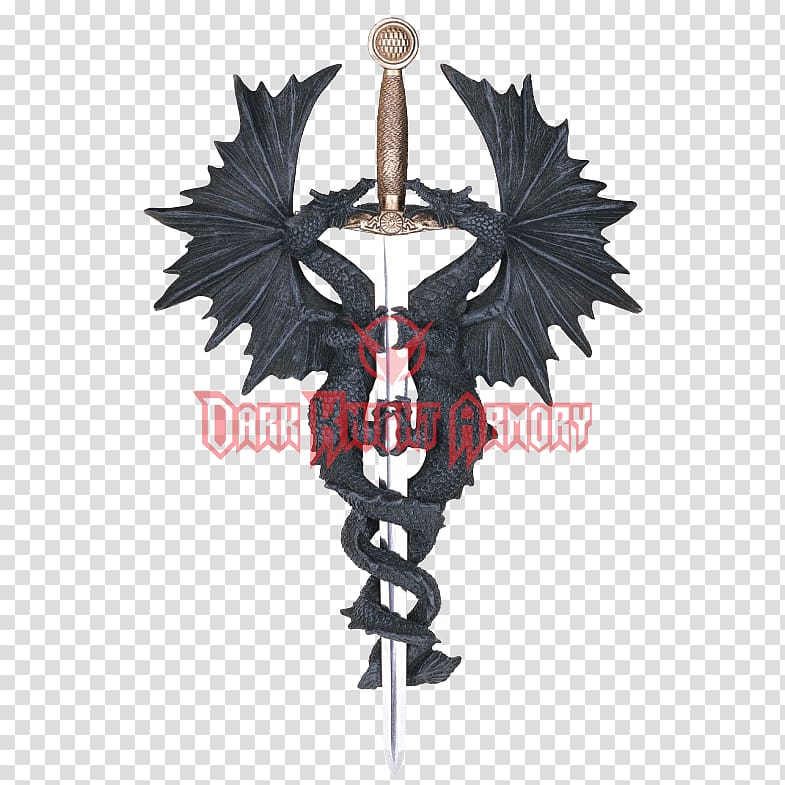 Dragon Staff of Hermes Medieval fantasy Knight, dragon transparent background PNG clipart