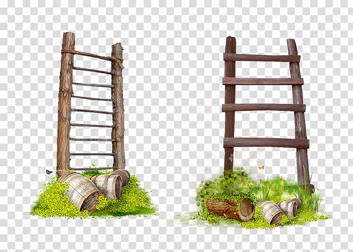 Stairs Garden , Flower frame ladder transparent background PNG clipart
