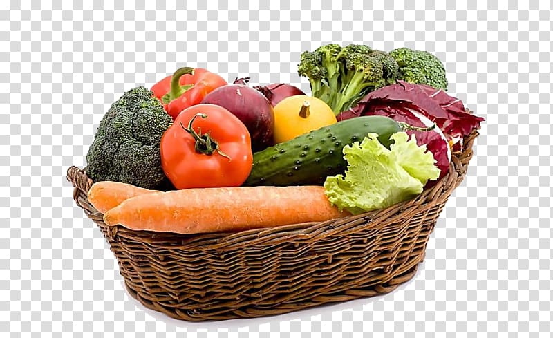 Italian cuisine Basket Vegetable Fruit , fresh vegetables transparent background PNG clipart