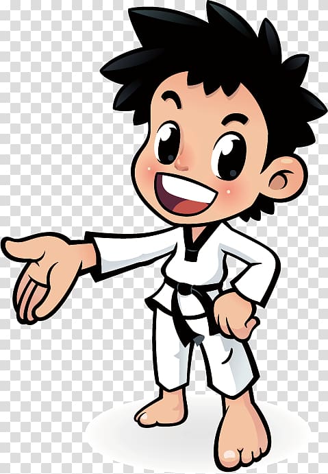 Cartoon Taekwondo Poster, welcome transparent background PNG clipart