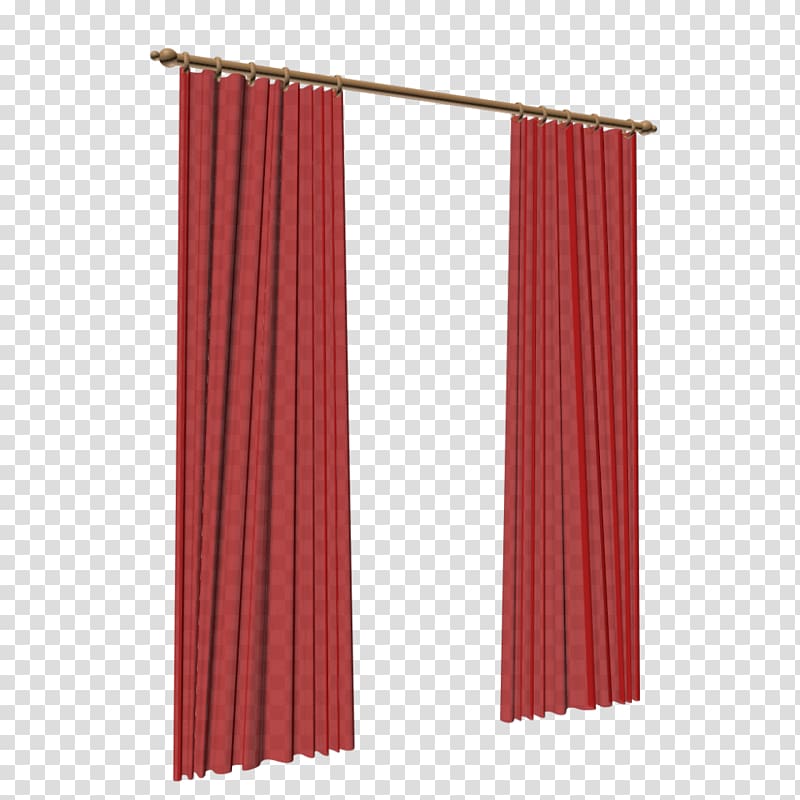 Window treatment Curtain Interior Design Services Room, red curtains transparent background PNG clipart