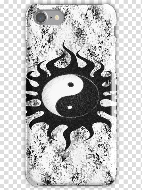 White Spritzer Mobile Phone Accessories Text messaging Font, Yin and yang Tattoo Chinese dragon transparent background PNG clipart