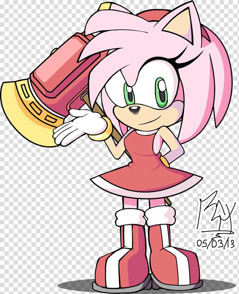 Amy Rose Tails Ariciul Sonic Sonic Advance Chibi, amy transparent background PNG clipart