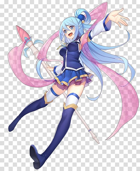 KonoSuba Anime Manga 4chan Character, Anime transparent background PNG clipart