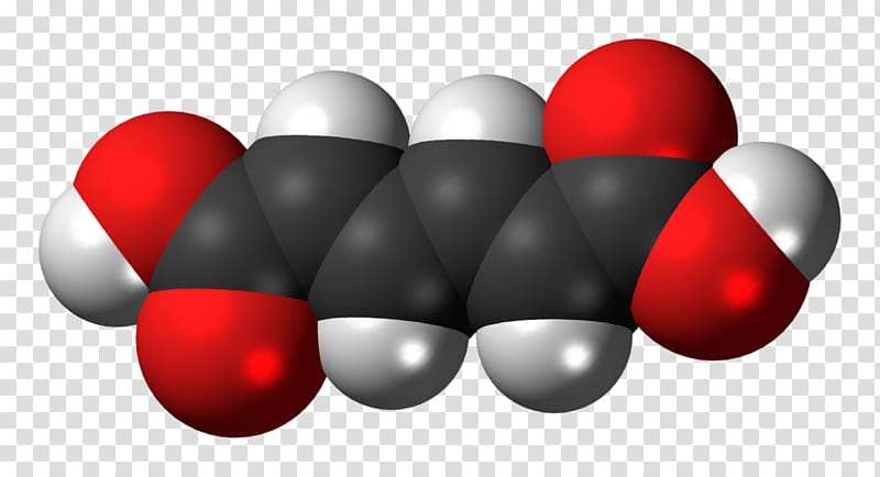 Muconic acid Space-filling model Sphere Ball-and-stick model Carboxylic acid, Mtoluic Acid transparent background PNG clipart