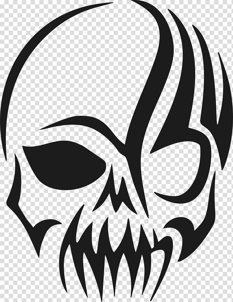 Drawing Skull Art , skull transparent background PNG clipart