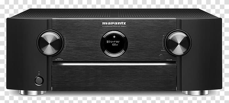 Marantz SR6010 Marantz SR6012 9.2 Channel 4K Ultra HD Network AV Receiver Marantz 9.2 Channel 4K Ultra HD Receiver, amplifier high end transparent background PNG clipart