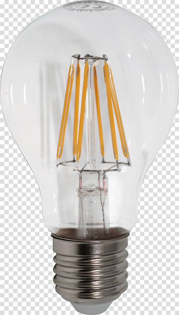 Incandescent light bulb LED lamp Light-emitting diode Color rendering index, light transparent background PNG clipart