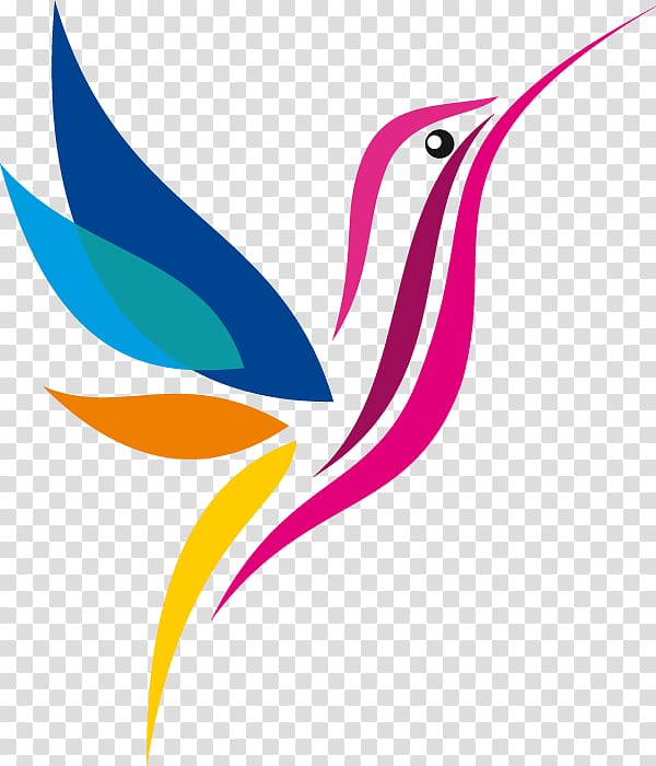 red and multicolored bird , Hummingbird Logo Drawing, others transparent background PNG clipart