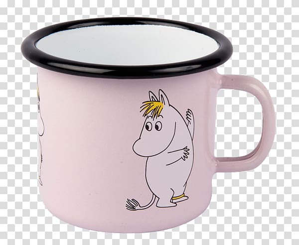 Snork Maiden Moomintroll Little My Moomins Mug, mug transparent background PNG clipart