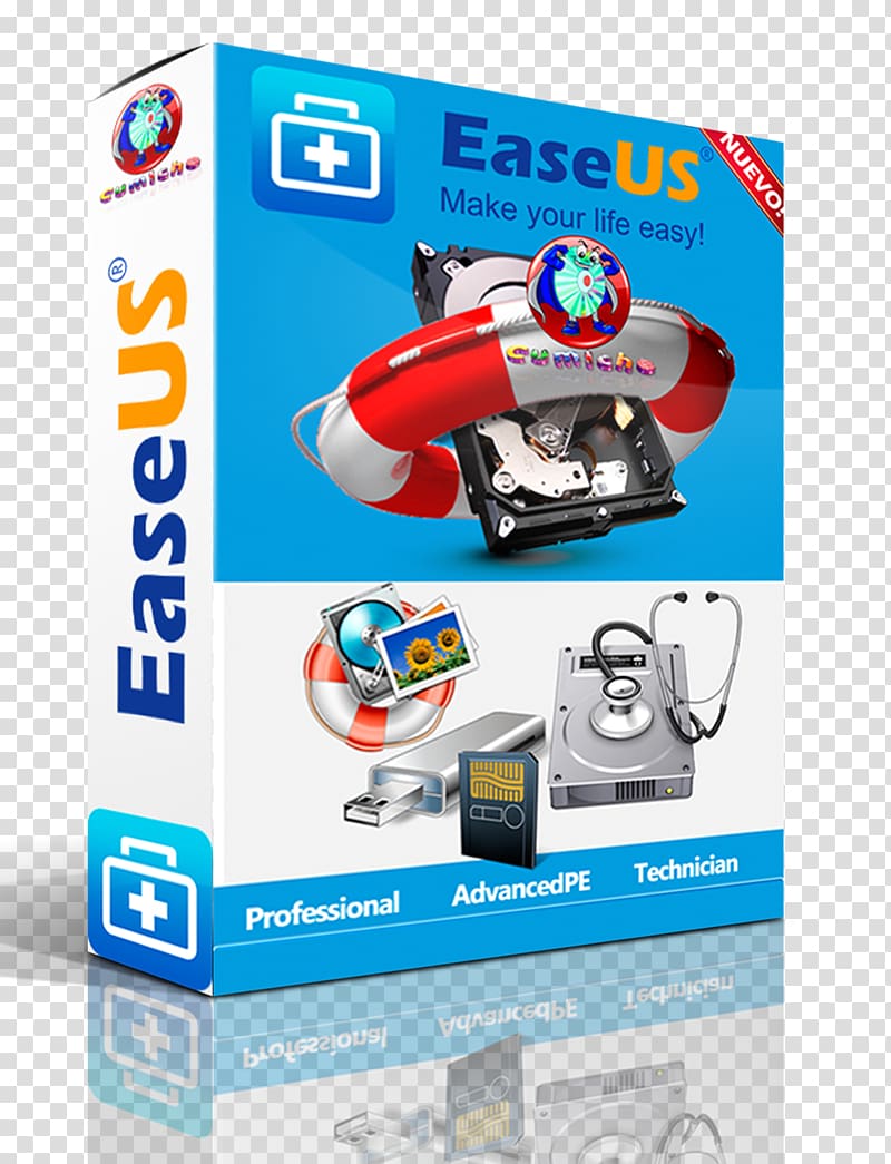 Data recovery Portable application USB Flash Drives EaseUS Partition Master, Iz transparent background PNG clipart