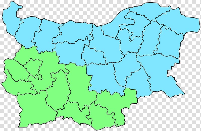 Severozapaden Planning Region Provinces of Bulgaria Yugozapaden Planning Region Ruse, map transparent background PNG clipart