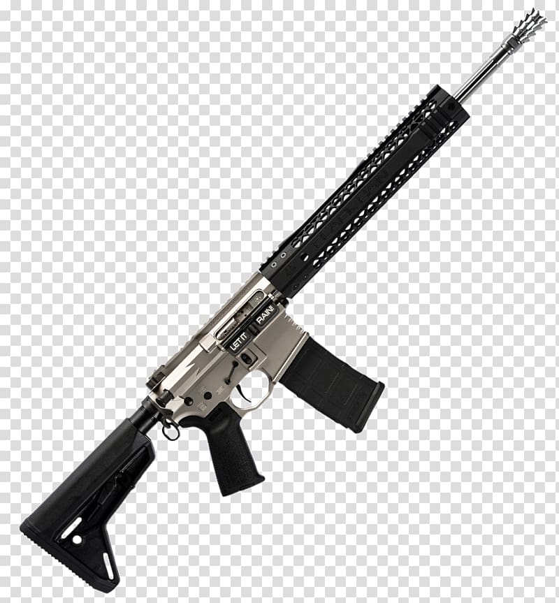 AR-15 style rifle Semi-automatic rifle Semi-automatic firearm Smith & Wesson M&P15, ammunition transparent background PNG clipart