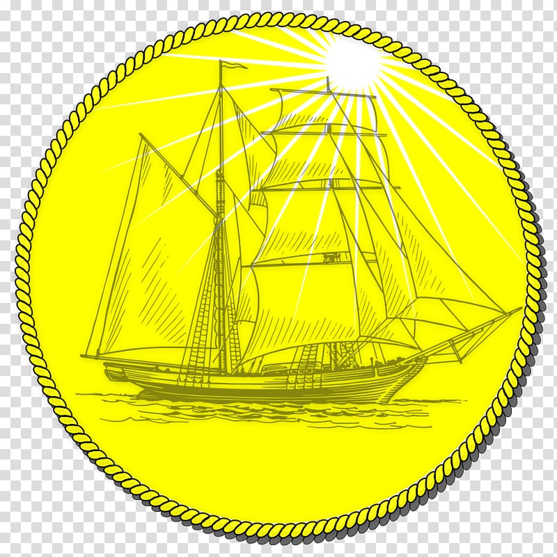 Sailing ship , coins transparent background PNG clipart