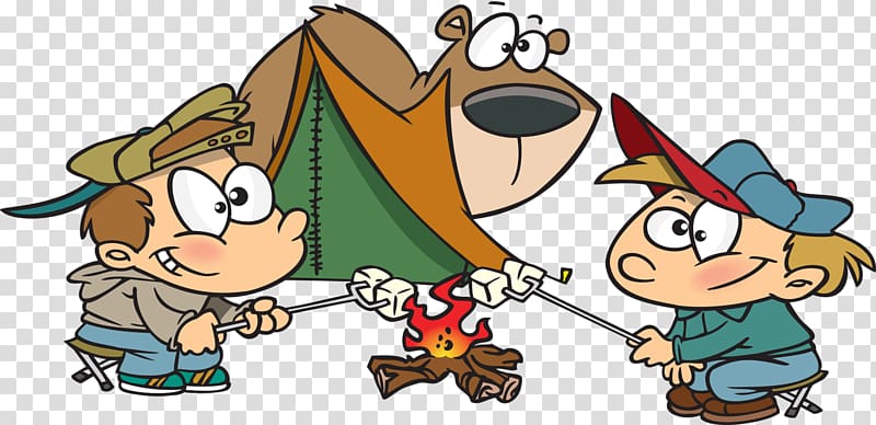 S\'more Camping Cartoon , campsite transparent background PNG clipart