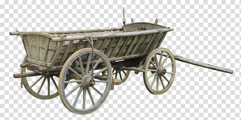 Covered wagon Cart Horse-drawn vehicle Coach, old Cart transparent background PNG clipart