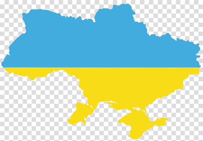 Flag of Ukraine Map graphics, map transparent background PNG clipart