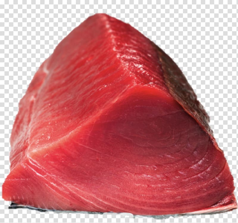 Bresaola Sashimi Yellowfin tuna Fish fillet, fish transparent background PNG clipart