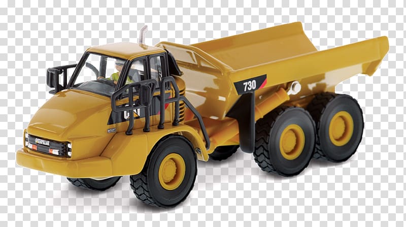 Caterpillar Inc. Car Caterpillar 797 Articulated vehicle Die-cast toy, car transparent background PNG clipart