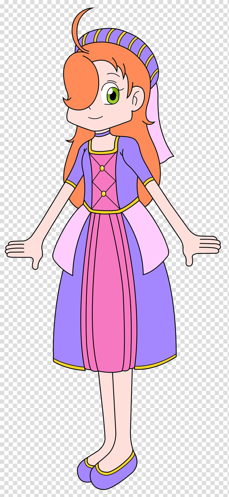 Pokémon Trainer Character , Princess dress transparent background PNG clipart