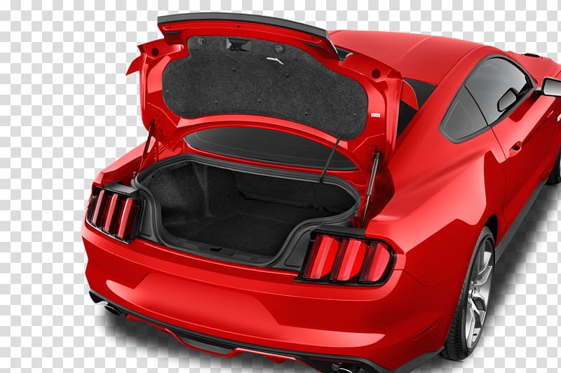 2016 Ford Mustang 2015 Ford Mustang 2017 Ford Mustang EcoBoost Car Shelby Mustang, car trunk transparent background PNG clipart