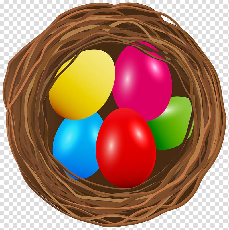 Easter egg , Easter Egg Nest transparent background PNG clipart