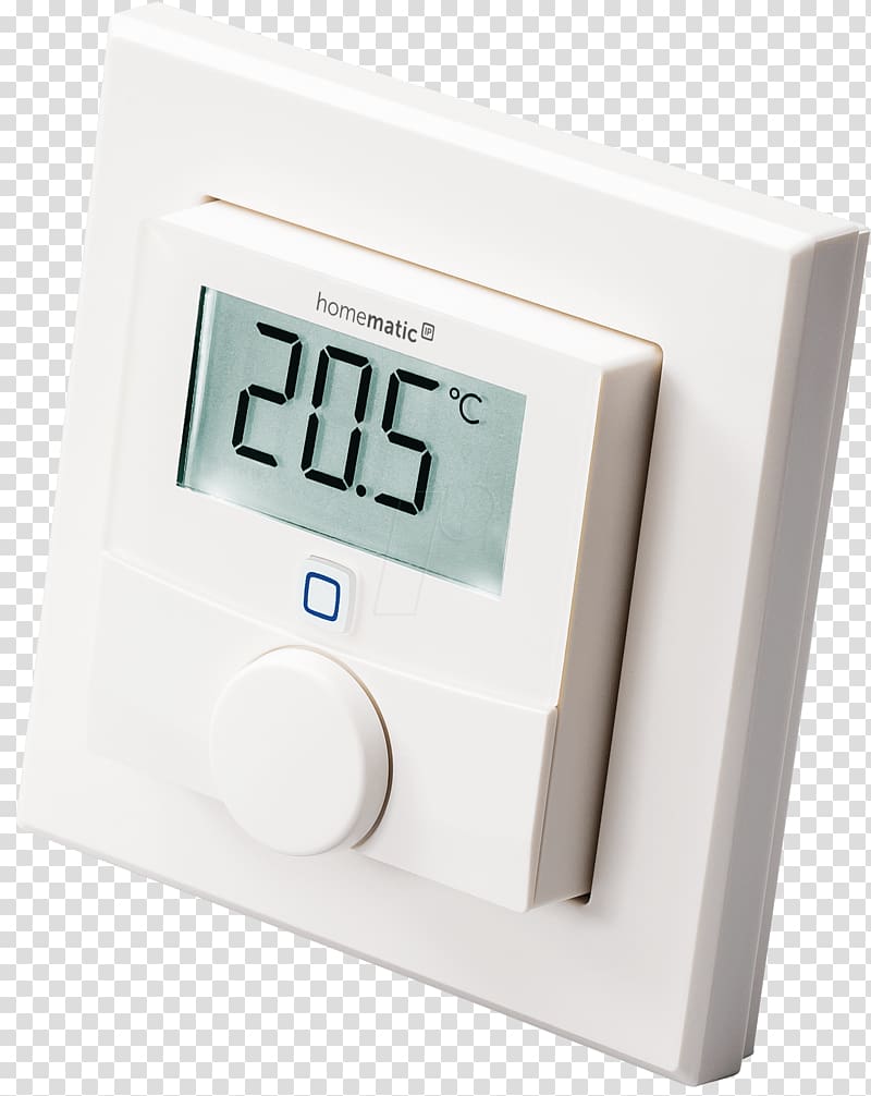 Homematic IP Wireless wall-mounted thermostat HmIP-WTH-2 HomeMatic Wireless thermostat 132030 eQ-3 AG Home Automation Kits, others transparent background PNG clipart