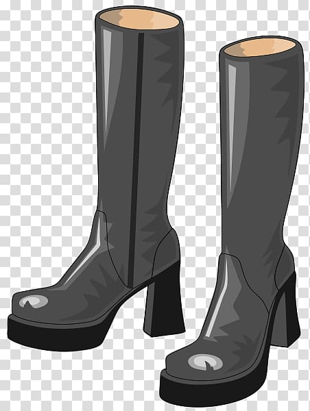 Combat boot Platform shoe, boot transparent background PNG clipart