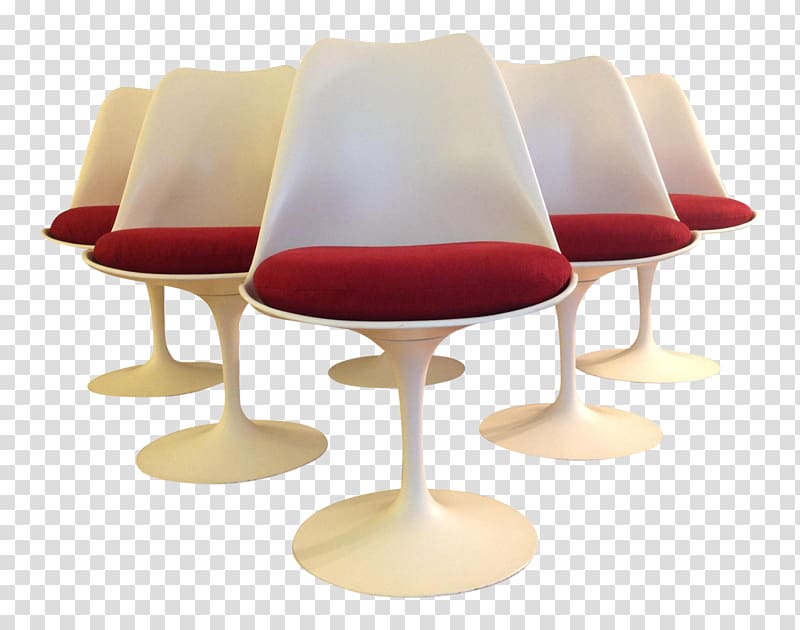 Womb Chair Table Tulip chair Dining room, chair transparent background PNG clipart