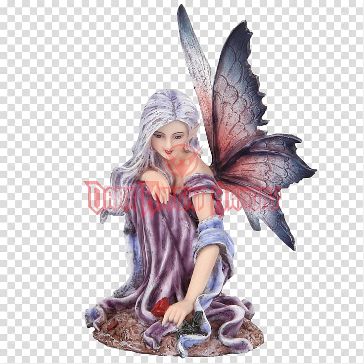 The Fairy with Turquoise Hair Figurine Statue Red, Fairy transparent background PNG clipart