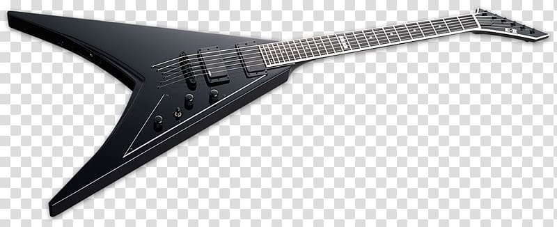 Electric guitar ESP Guitars Gibson Flying V Fret, electric guitar transparent background PNG clipart