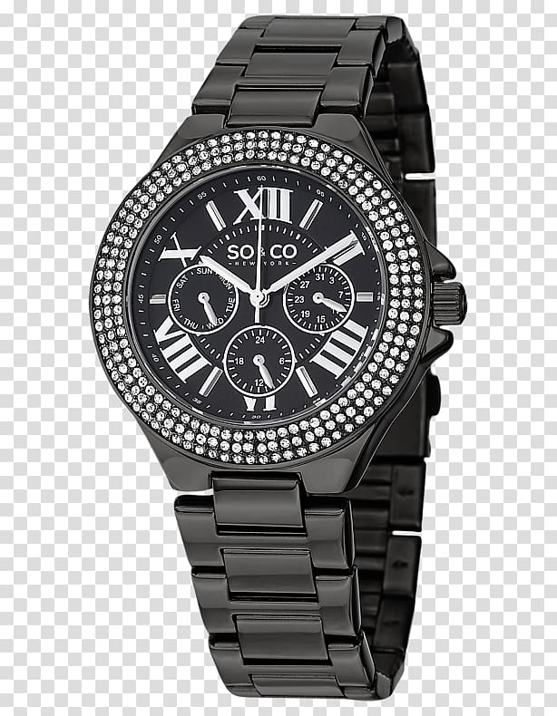 SoHo Madison Avenue Watch strap Crystal, watch transparent background PNG clipart