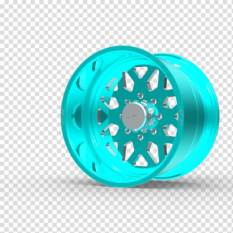 Alloy wheel Blue Teal Rim Green, accents transparent background PNG clipart