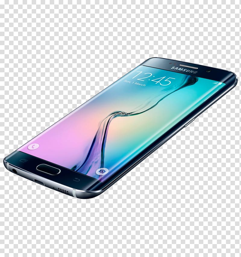 Samsung Galaxy S6 edge, 32 GB, Cosmos Black, Unlocked, GSM Samsung Galaxy S5 Smartphone, Galaxy S8 transparent background PNG clipart
