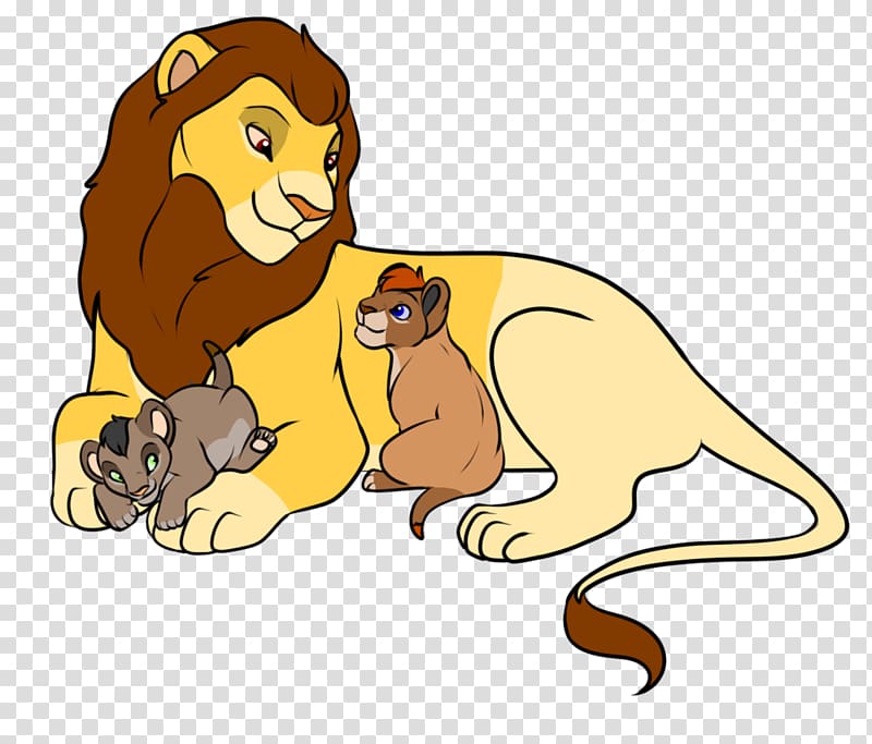 Lion Tiger Ahadi Kion Nala, lion transparent background PNG clipart