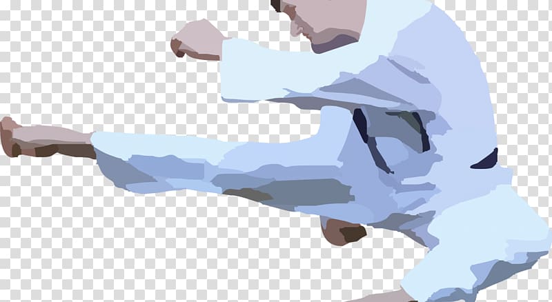 Karate Japanese martial arts Aikido Kick, karate transparent background PNG clipart