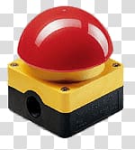 red button, Emergency Stop Button transparent background PNG clipart
