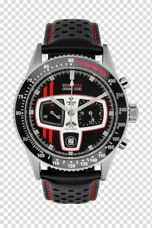 Flyback chronograph Swatch Blancpain, watch transparent background PNG clipart