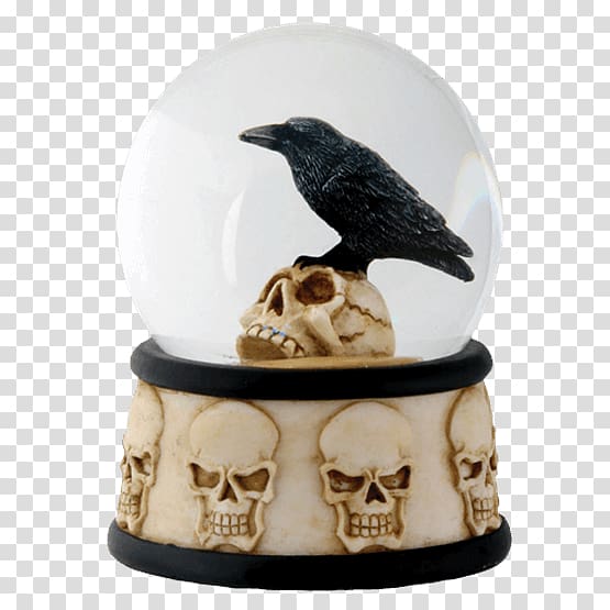 Snow Globes witch Skull Sphere Crystal, witch transparent background PNG clipart