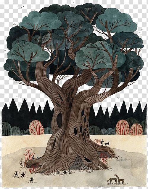 banyan tree illustration transparent background PNG clipart