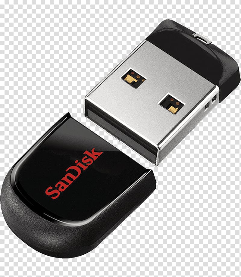 USB Flash Drives SanDisk Cruzer Fit Computer data storage, USB transparent background PNG clipart