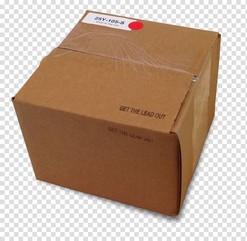 Package delivery Box-sealing tape, design transparent background PNG clipart