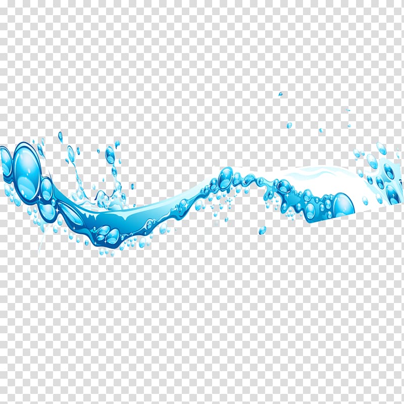 water illustration, Water Blue Wave, Water waves transparent background PNG clipart