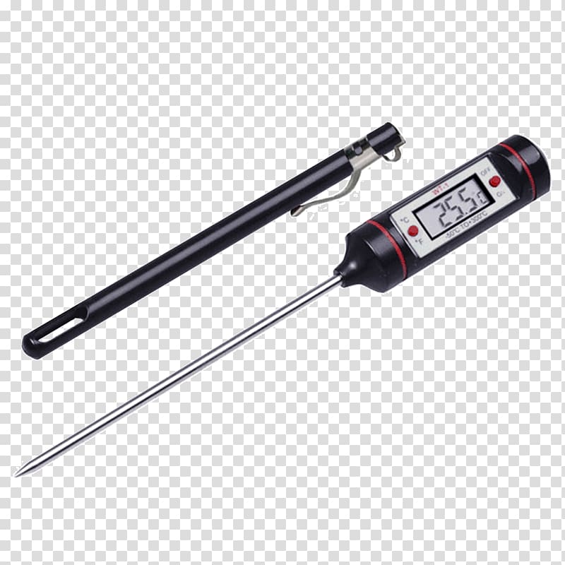 Measuring instrument Thermometer Measurement Temperature Termómetro digital, thermometer transparent background PNG clipart