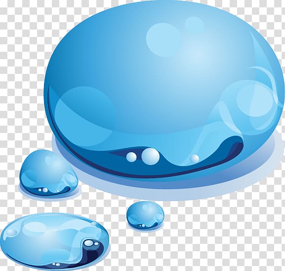 Drop Color Graphic design, Blue drops transparent background PNG clipart