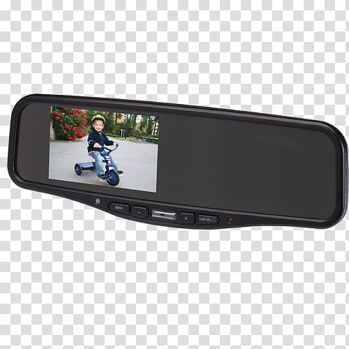 Rear-view mirror Car Backup camera Computer Monitors, Rearview Mirror transparent background PNG clipart