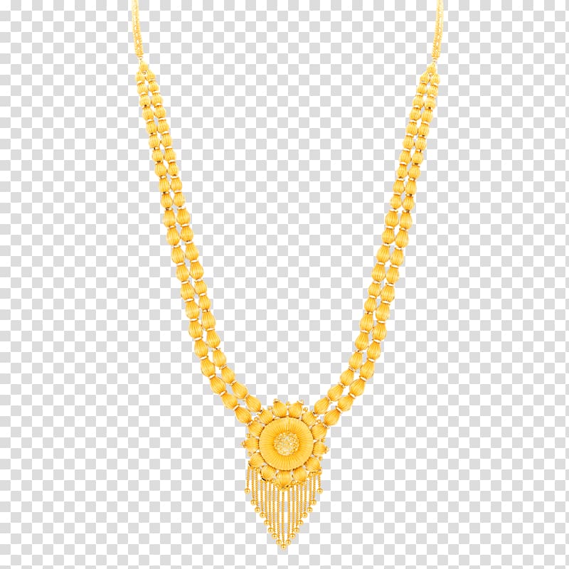 Jewellery Necklace Earring Chain Gold, NECKLACE transparent background PNG clipart