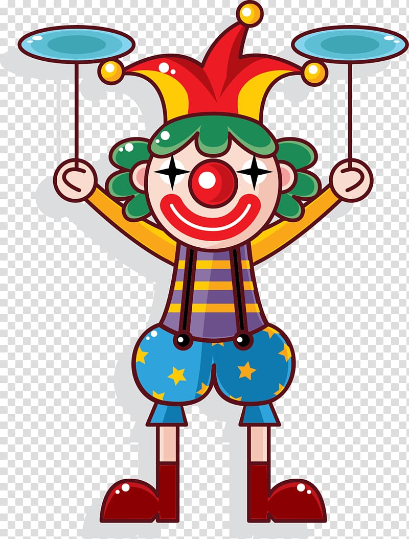 Performance Circus Cartoon, clown transparent background PNG clipart ...